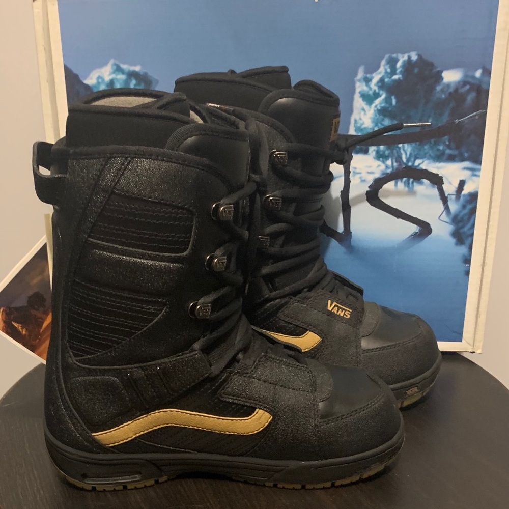 BRAND NEW VANS HI-STANDARDS MENS BLACK GOLD